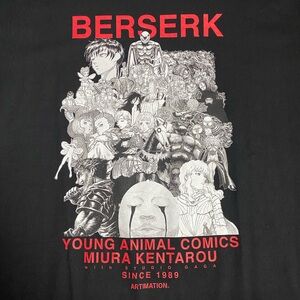 Berserk Artimation Size XL Anime Vintage Goth